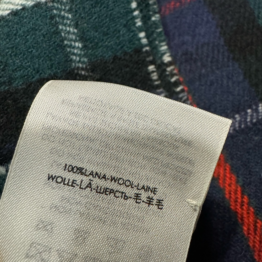 Balenciaga Multicolor Tartan Logo Scarf - Picture 8 of 8